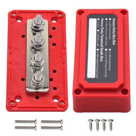 12v dc power distribution box|12v distribution block with cover.